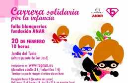 I Carrera Solidaria Fundación Anar-Falla Blanquerías, el 20 de febrero