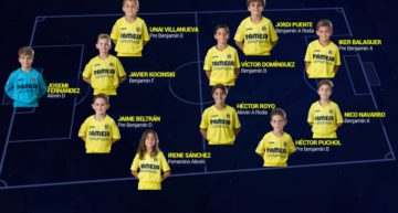 Los 11 mejores jugadores de la escuela del Villarreal CF en la jornada del 4 y 5 de febrero