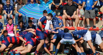 Más de 60 partidos disputados en la primera jornada del Campeonato de España de rugby Infantil en Oliva Nova