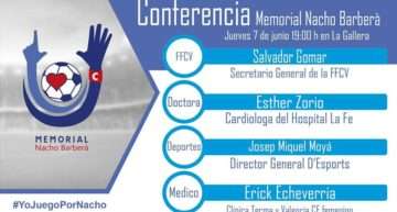 Conferencia de la UD Alzira por el Memorial Nacho Barberà este jueves 7 de junio