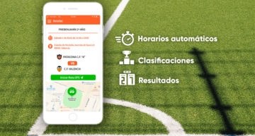 Factoryapps incorpora clasificaciones y resultados automáticos a su App para Clubs de Fútbol