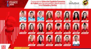 Paños, Ivana, Corredera y Carro, convocadas con la Selección Española Femenina absoluta ante Finlandia y Serbia