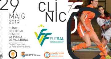 Nuevo Clínic de fútbol sala femenino el 29 de mayo en La Pobla de Vallbona