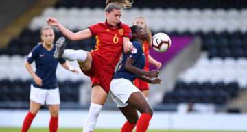 La prórroga pasó factura a España en el Europeo Sub-19 Femenino y cayó en semis ante Francia (1-3)