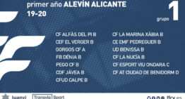 Grupos definidos para la categoría Alevín en Alicante para la temporada 2019-2020