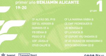 Los Benjamines de Alicante ya tienen sus grupos FFCV 2019-2020 confirmados