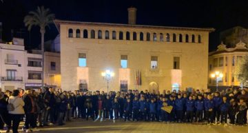 GALERÍA: El Atlétic Llíria salió a la calle para protestar por la situación sanitaria de El Canó