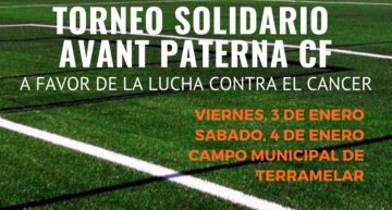 El Avant Paterna organiza un Torneo Solidario a favor de la AECC el 3 y 4 de enero