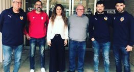 El Valencia CF se reunió con la concejala aldaiera Marta Romeu para explicar su convenio con la UD Aldaia