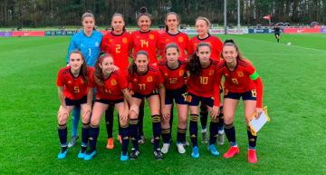 Fiamma, Irene, Ainhoa y Estela tuvieron minutos con España Sub-16 en la victoria ante Estados Unidos