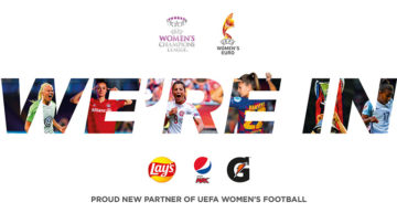 PepsiCo firma como patrocinador del Fútbol Femenino de la UEFA para los próximos cinco años