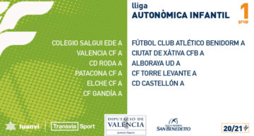 También confirmados los calendarios de competición de Liga Autonómica Infantil FFCV 2020-2021