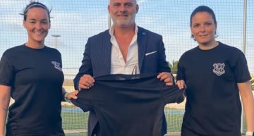 El CF Cabanyal-Canyamelar Femenino cautiva al empresario italiano Mauro Mancuso