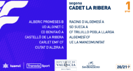 Las Ligas Cadetes e Infantiles FFCV de La Ribera 2020-2021 ya tienes sus grupos definidos
