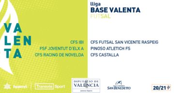 La Liga Valenta de futsal base contará con seis equipos en la temporada 20-21