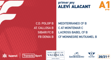 Los veintidós grupos de Alevines de Alicante 20-21 ya tienen a sus integrantes confirmados