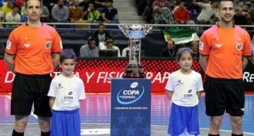 Los árbitros valencianos Rabadán y Delgado dirigirán las Copas del Rey y la Reina de futsal 19-20