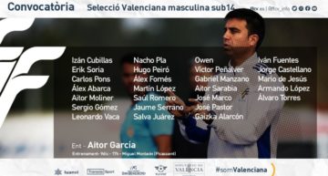 La Selecció Valenciana Sub-14 masculina volverá a entrenarse el 9 de diciembre