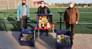 La FFCV colabora con Gesdepro y el Ayuntamiento con una entrega al Banco de Alimentos de Castelló