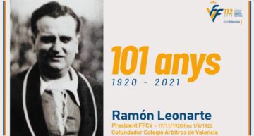 La FFCV rinde homenaje a Ramón Leonarte 101 años después de su proclamación como presidente