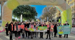 Más de 800 personas marchan en Alboraya contra el cáncer