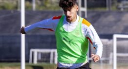 Jesús Santiago ‘Yellu’, la novedad en el día de hoy en el entrenamiento del Valencia CF