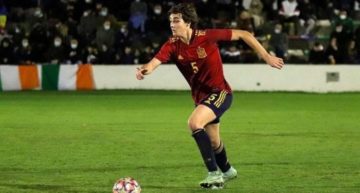 Borja Cortina representa al Levante UD en la selección sub-16 española