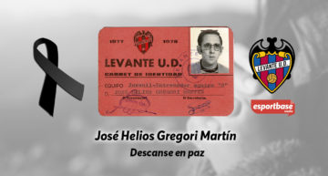Luto en el Levante UD por la muerte de José Helios Gregori, histórico entrenador de su fútbol base