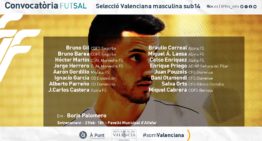 Las selecciones valencianas sub14 y sub19 de fútbol sala anuncian sus convocatorias