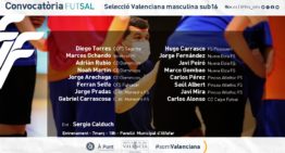 Las selecciones valencianas sub16 y sub19 de fútbol sala anuncian sus convocatorias