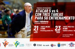 Santi Valladares hablará de fútbol sala en las Jornadas de Actualización del Comité Técnico de Entrenadores