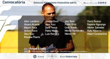 La convocatoria de la Selección Valenciana sub14 para su próximo amistoso