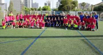Éxito del fútbol Valenta en el Polideportivo Municipal de Malilla