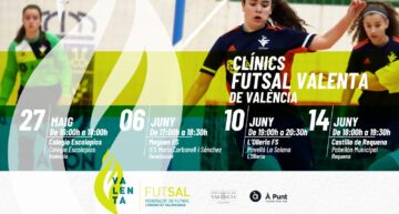 Los próximos clínic Valenta de fútbol sala en Valencia y Alicante
