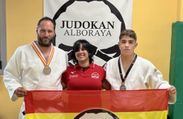 Los judokas ‘chuferos’ Jorge Catalá y Rubén Gimeno, subcampeones de España