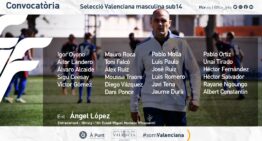 La Selección Valenciana sub-14 vuelve al ruedo para preparar la fase oro del Campeonato de España