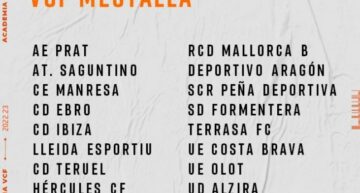 El Valencia Mestalla ya conoce a los rivales que tendrá en 2ª RFEF