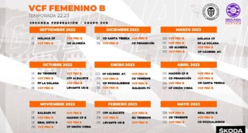 Calendario del VCF Femenino ‘B’ confirmado para la temporada 22-23