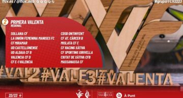 La FFCV anuncia los grupos de la Primera Regional Valenta