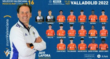 La FFCV anuncia la convocatoria de la Selección Valenciana sub-16 para el Campeonato de España