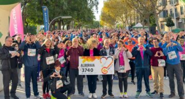 Más de 800 personas marchan en Alboraya contra el cáncer y recaudan 3.740 euros