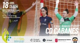 La FFCV prepara un nuevo Clínic Valenta de fútbol sala con el CD Cabanes