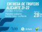 La Nucía será el escenario de la Gala de Alicante de entrega de títulos 21/22 a los campeones de fútbol y fútbol sala