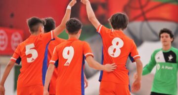 La Selección Valenciana sub-14 arrolla a Melilla (1-7) y está a un paso de las semifinales del Campeonato de España de fútbol sala