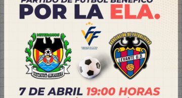 Los veteranos del Contaudit Almàssera CF se enfrentarán a la Asociación de Futbolistas del Levante UD en un partido benéfico por la ELA