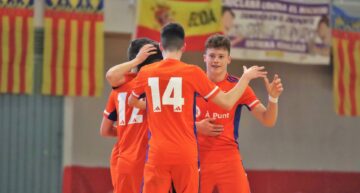 Nuevos entrenamientos de las selecciones valencianas sub-16 y sub-19 de fútbol sala en Castelló de la Plana