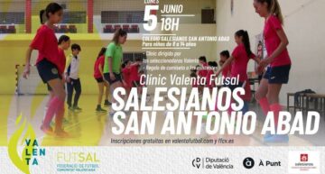 La FFCV acerca el fútbol sala femenino a las escuelas con dos clínics Valenta en junio