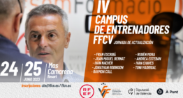 El IV Campus de Entrenadores/as de la FFCV 2023 contará con Fran Escribà como ponente estrella
