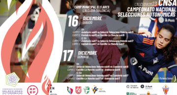 Las selecciones Valenta sub-15 y sub-17 jugarán el Campeonato de España en ‘Els Arcs’ de L’Alcúdia