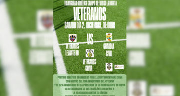 El CF Chiva organiza un triangular benéfico con la Asociación Futbolistas Levante UD y la Guardia Civil